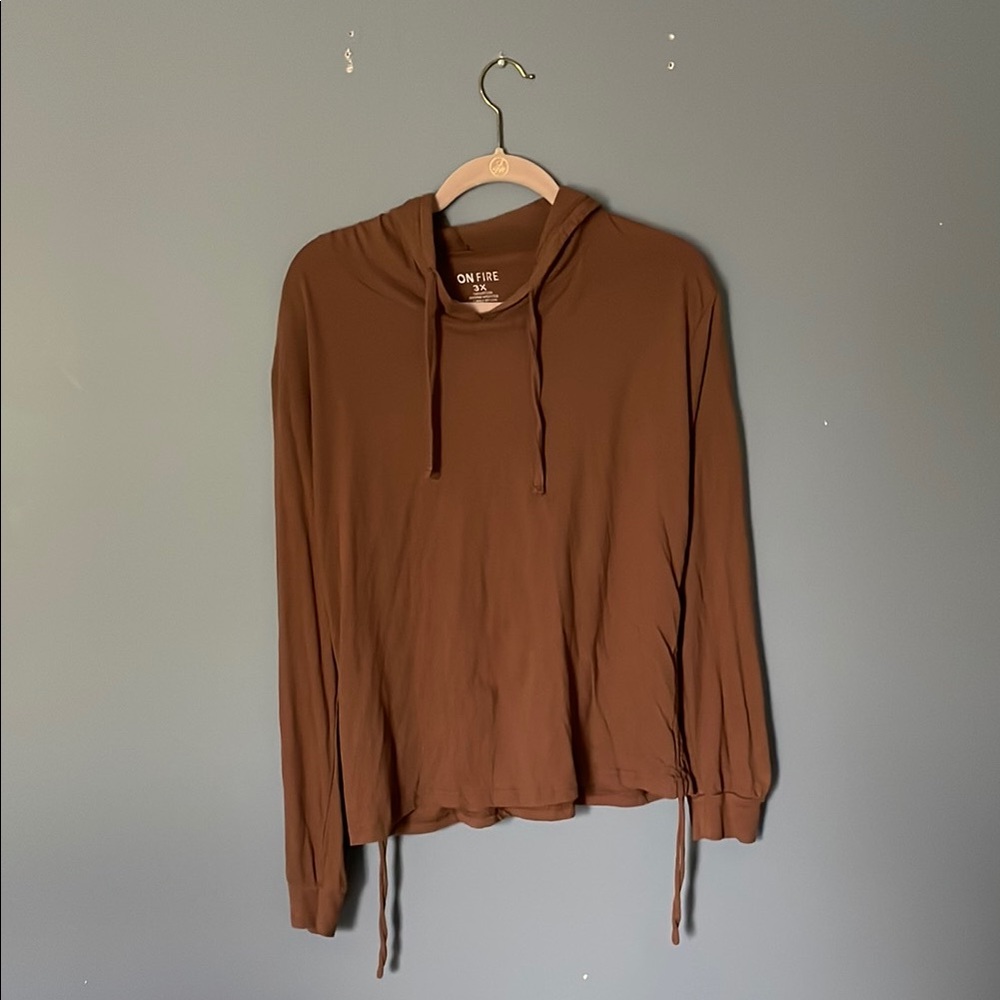 On Fire Brown Teddy Jacket